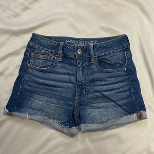 American Eagle High Rise Shorts Super Stretch Size 6